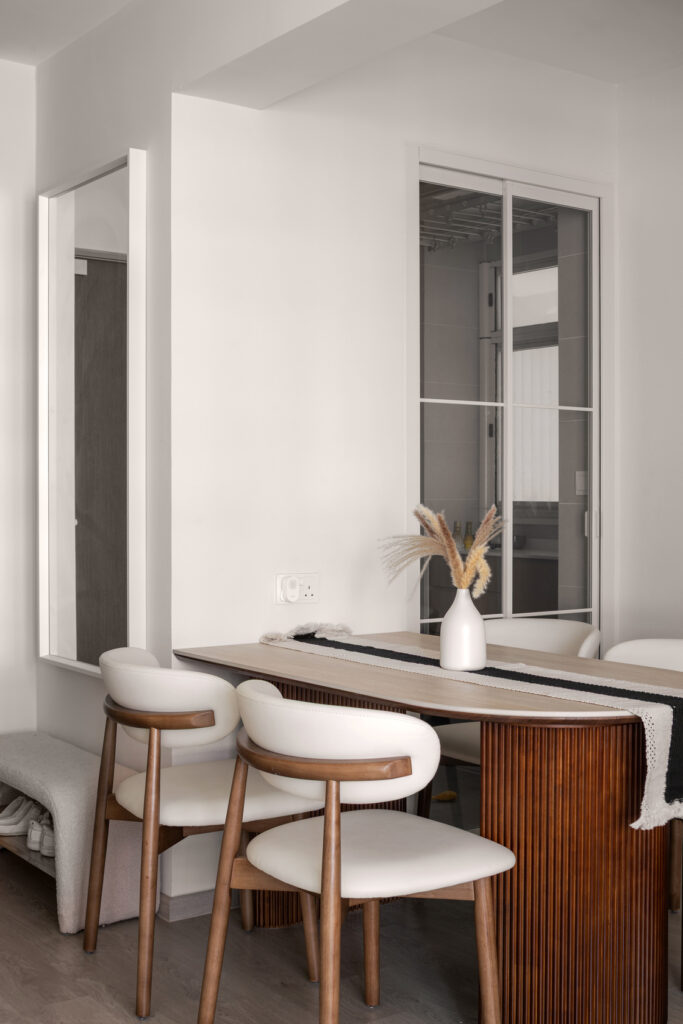 High-end contemporary interior design blending comfort and elegance