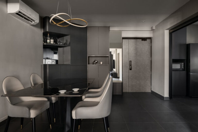 Modern luxury interior design solutions for compact Singapore homes