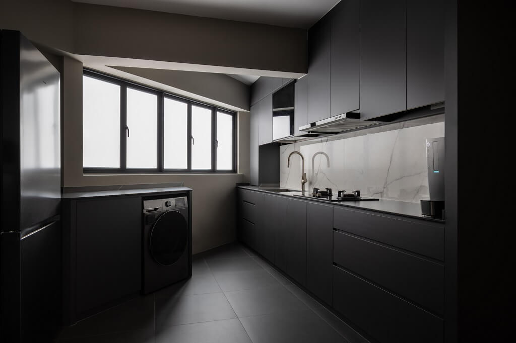 Modern luxury interior decor with elegant furnishings and premium finishes