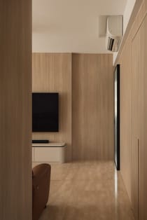 12 Keppel Bay condo entrance featuring luxe interior design, elegant finishes, and a sophisticated modern doorway.