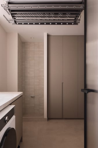 12 Keppel Bay condo dry room for clothes featuring luxe interior design, practical storage, and a clean modern finish.